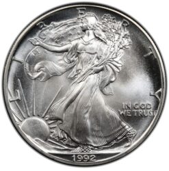1992 American silver eagle coin