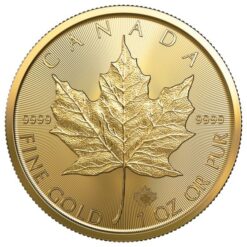 Canadian maple leaf gold coin