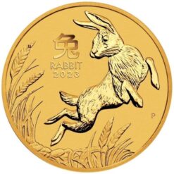 Rabbit gold coin